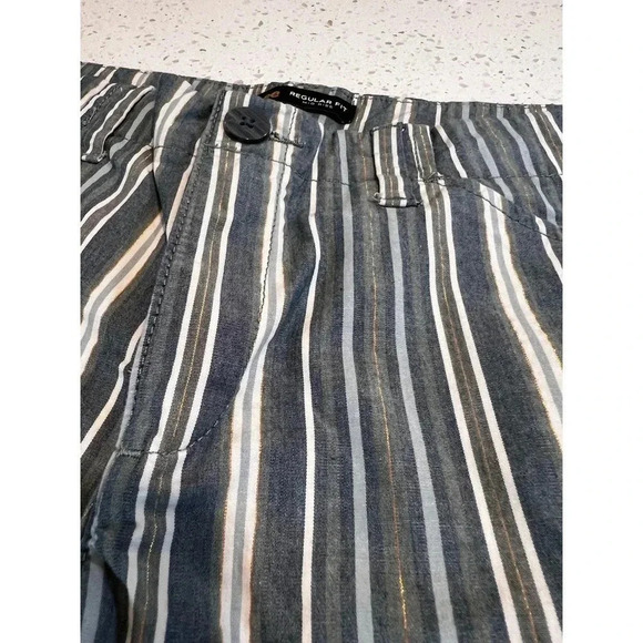 Lee mid rise stripe shorts regular fit 10 medium - Picture 3 of 11